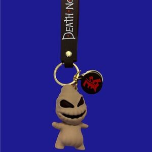 Death Note Keychain with Beige Oogie Boogie Character